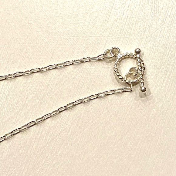 Handcrafted Amethyst and Sterling Silver Necklace - Picture 4 of 5